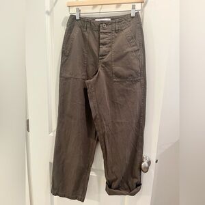 L.F. Markey dark olive utility pants